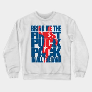 Puck Pack--Blue Crewneck Sweatshirt